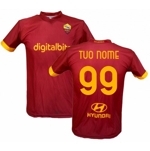 Maglia Calcio Roma Personalizzabile Replica Autorizzata 2019-2020 Taglie da Bambino e Adulto Personalizza con Il Tuo Nome o del Tuo Giocatore Preferito. 